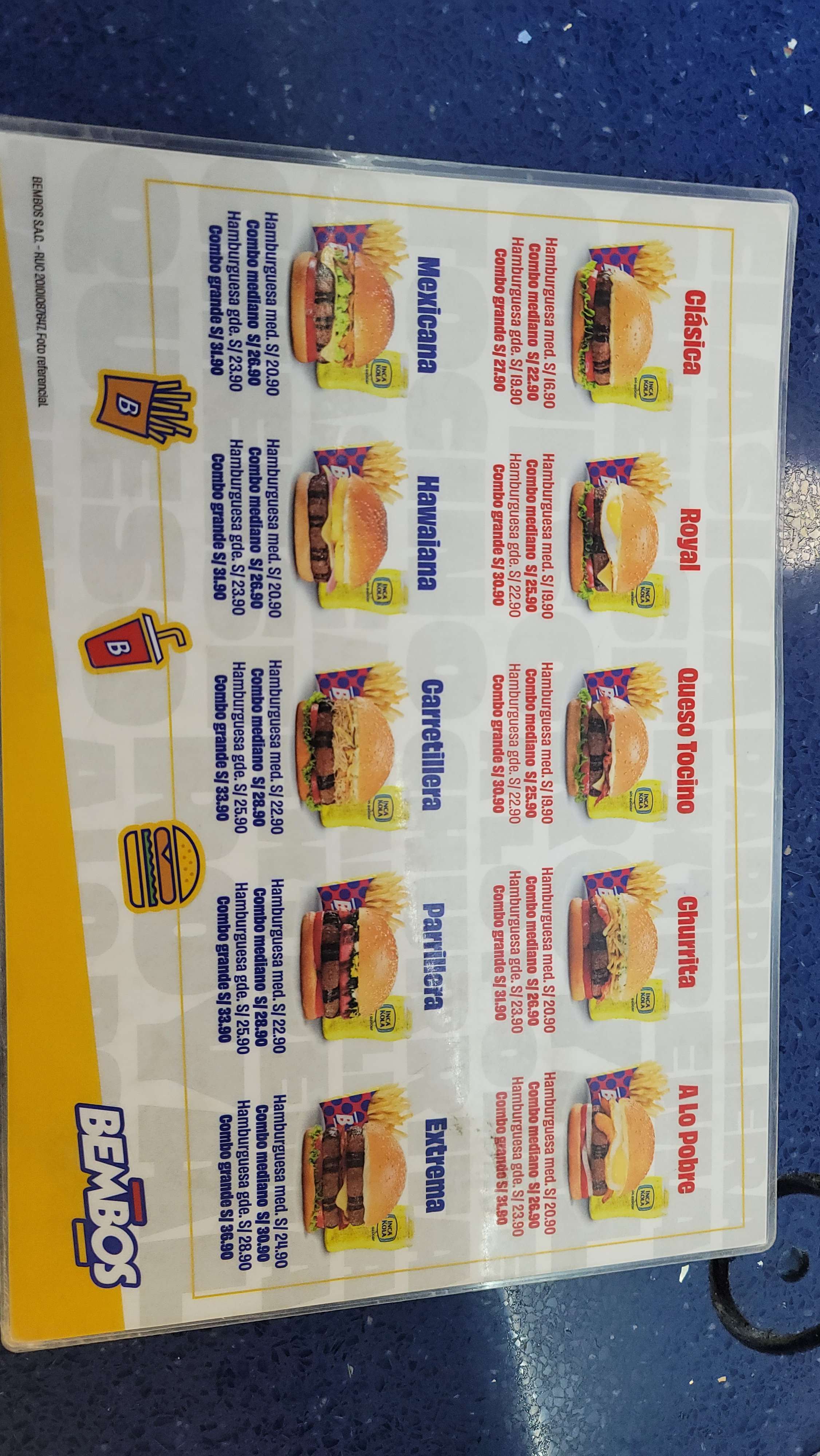 i tried Bembos burgers