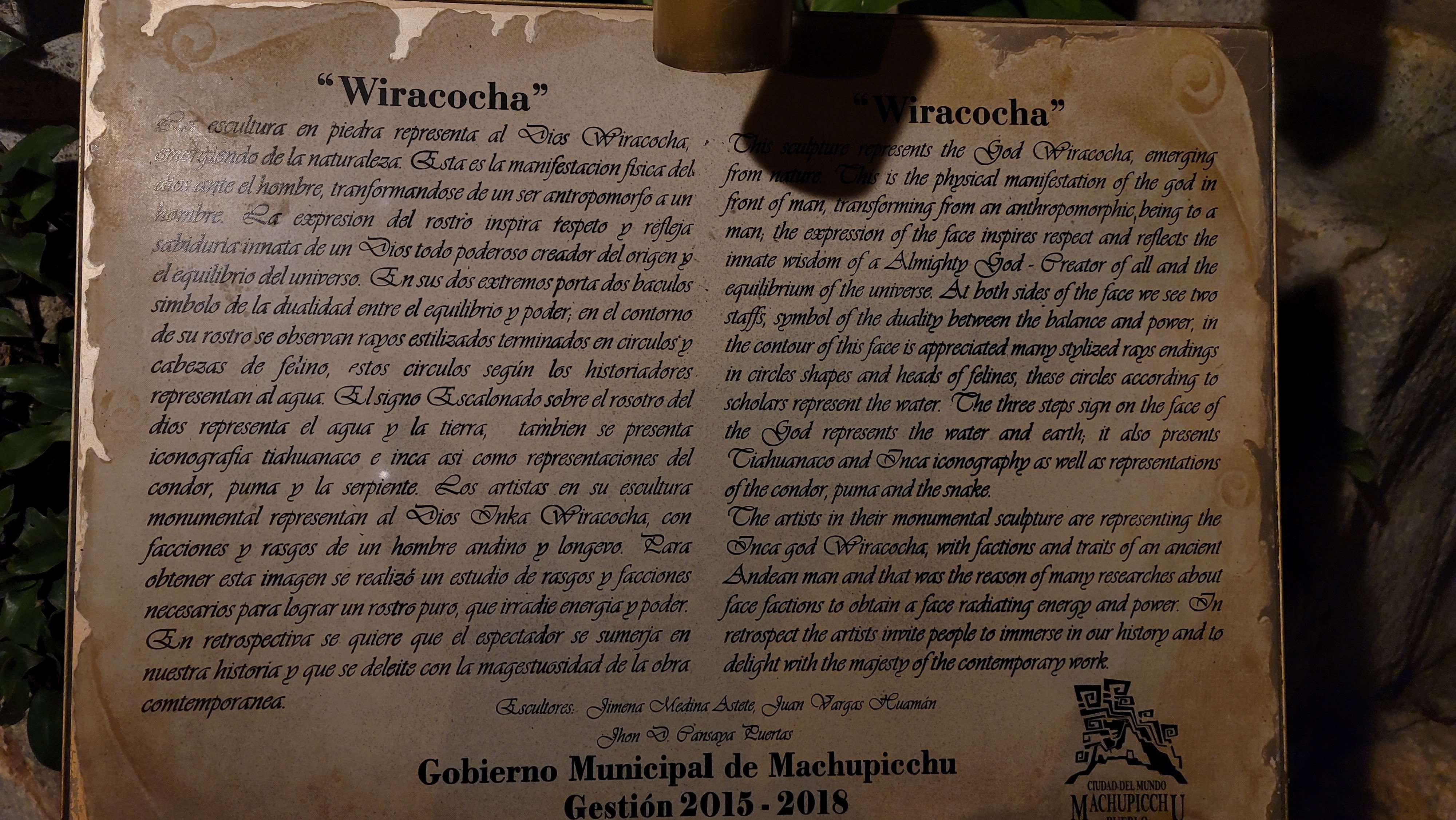 Plazoleta Wiaywayna Machu Picchu Pasaje encalinata Aguas Calientes