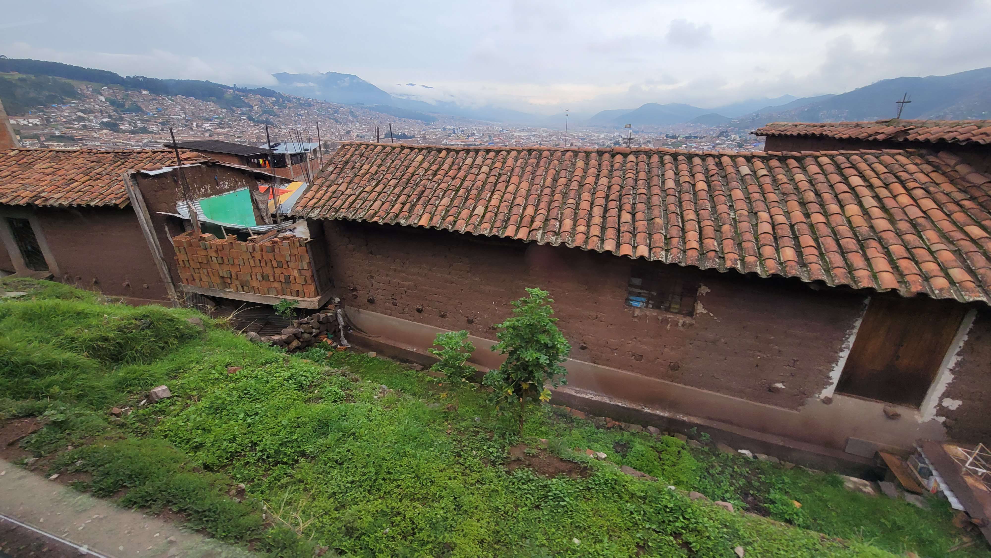 Cusco from the top on the train beautiful