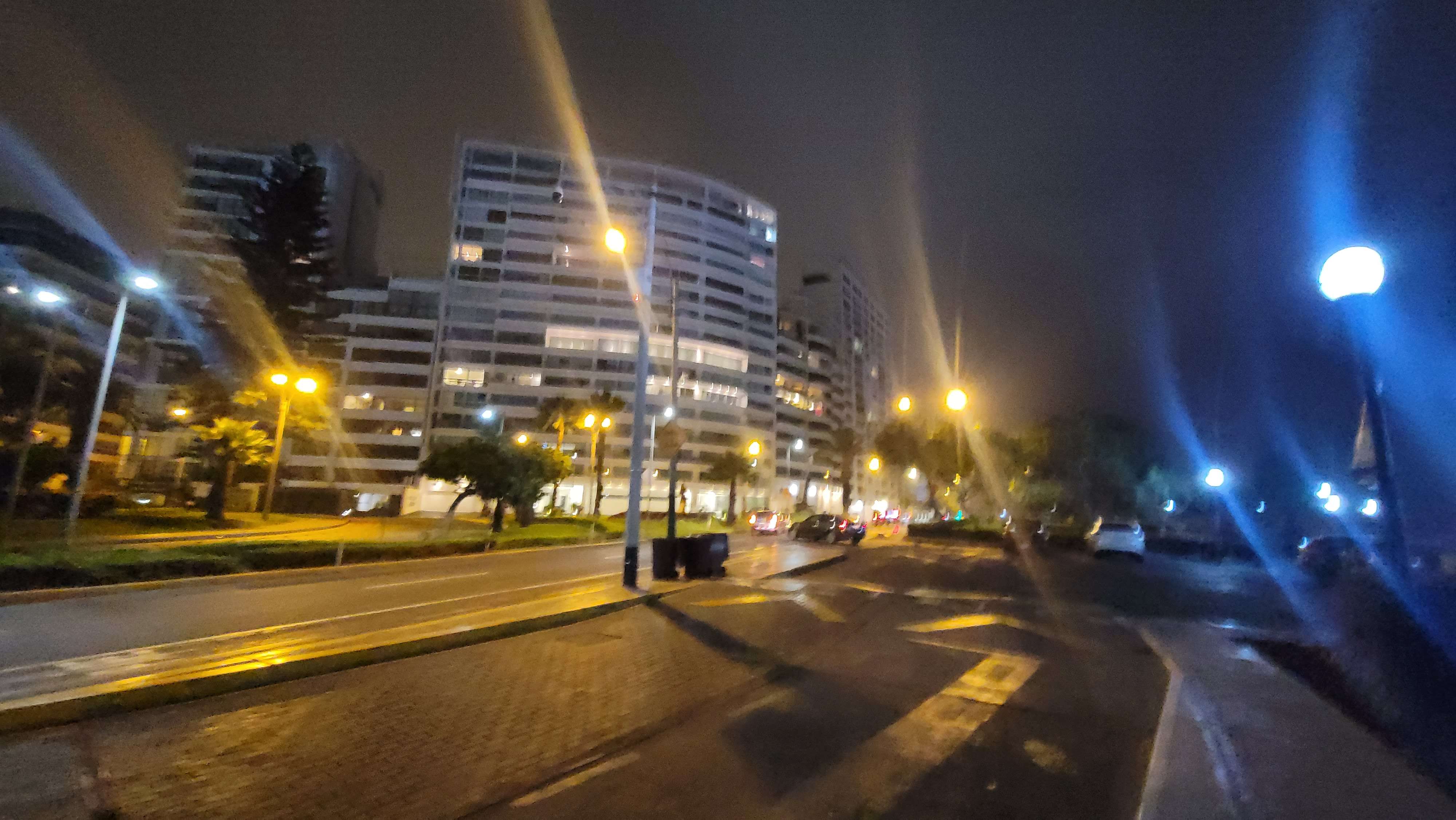Miraflores at the night by the larcomar