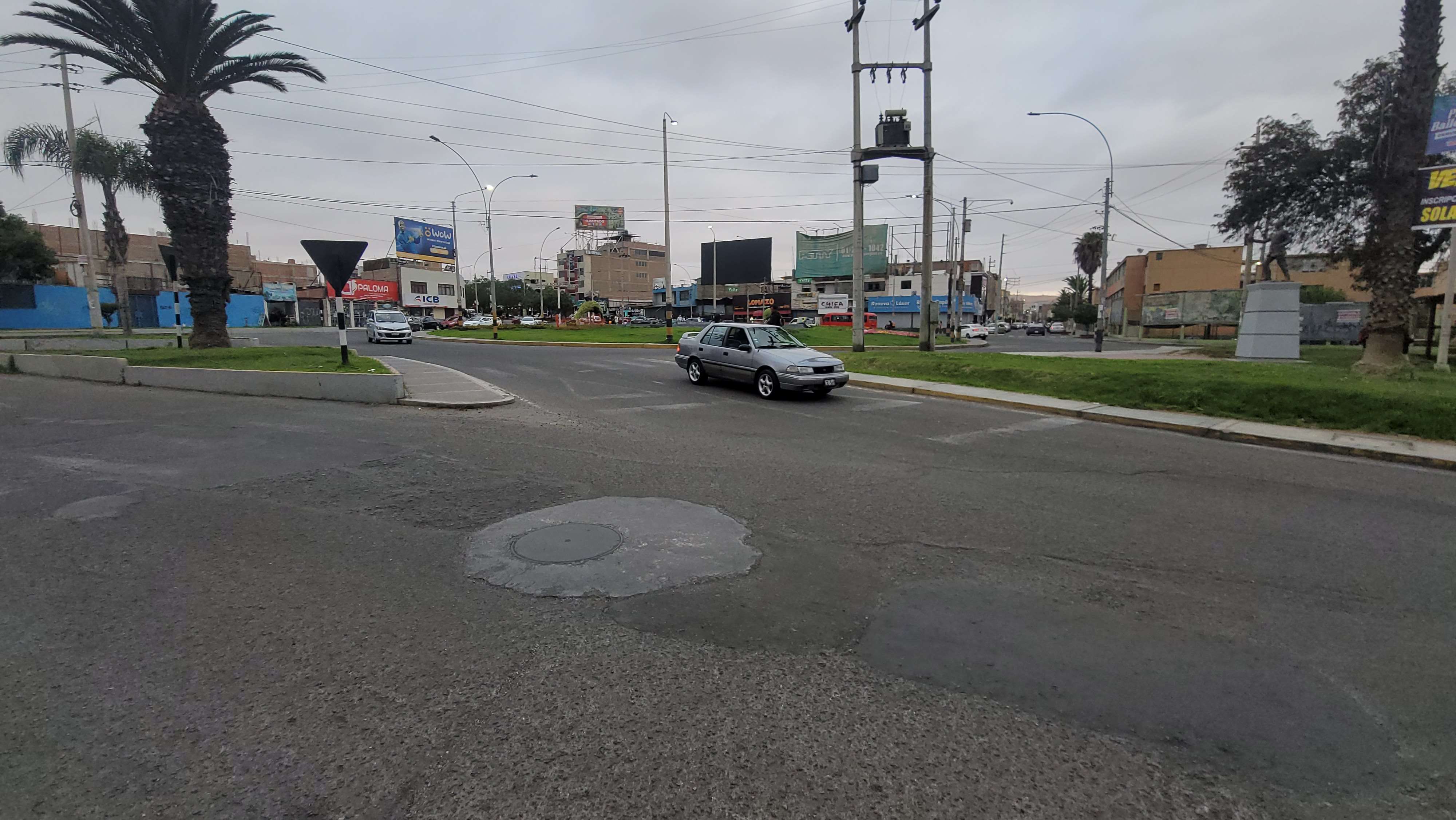 Tacna city main Street boulevard