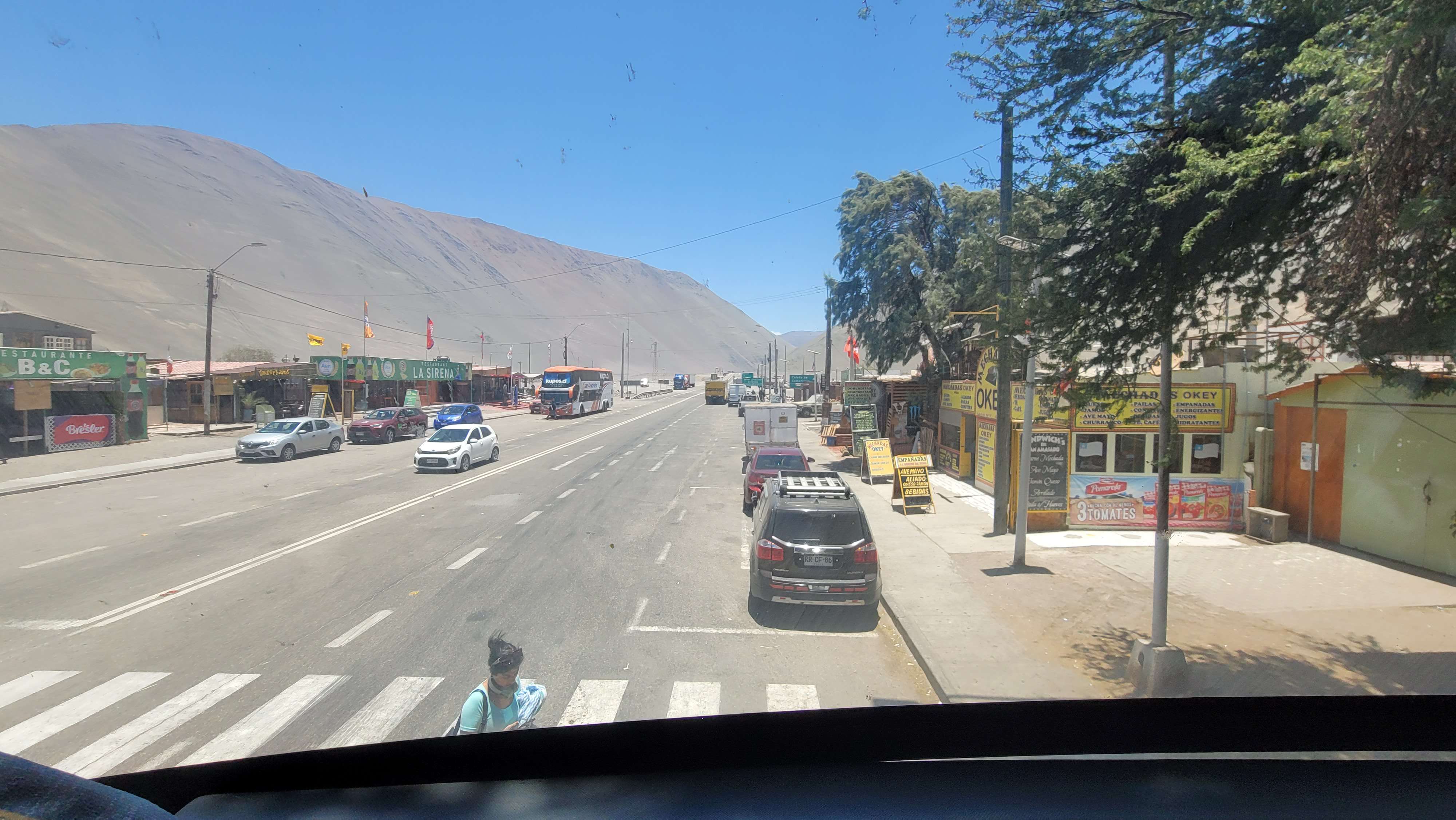 Arica to Iquique Chile check points for luggage experience