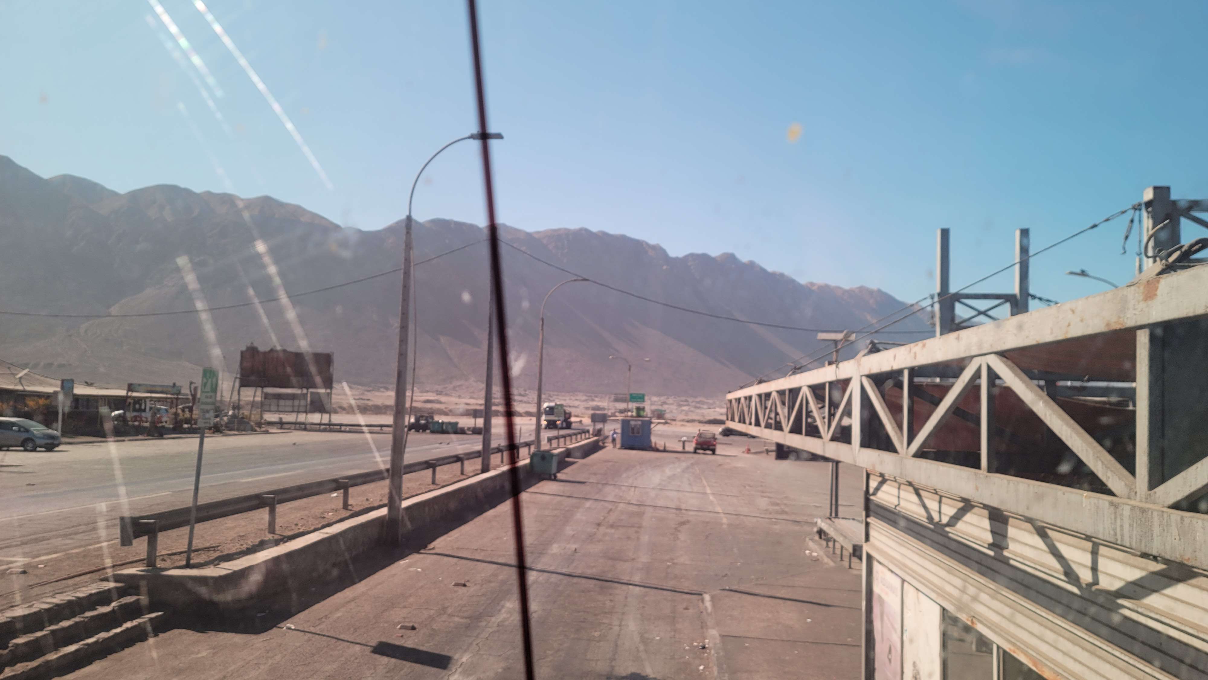 Iquique to Antofagasta check points in Chile