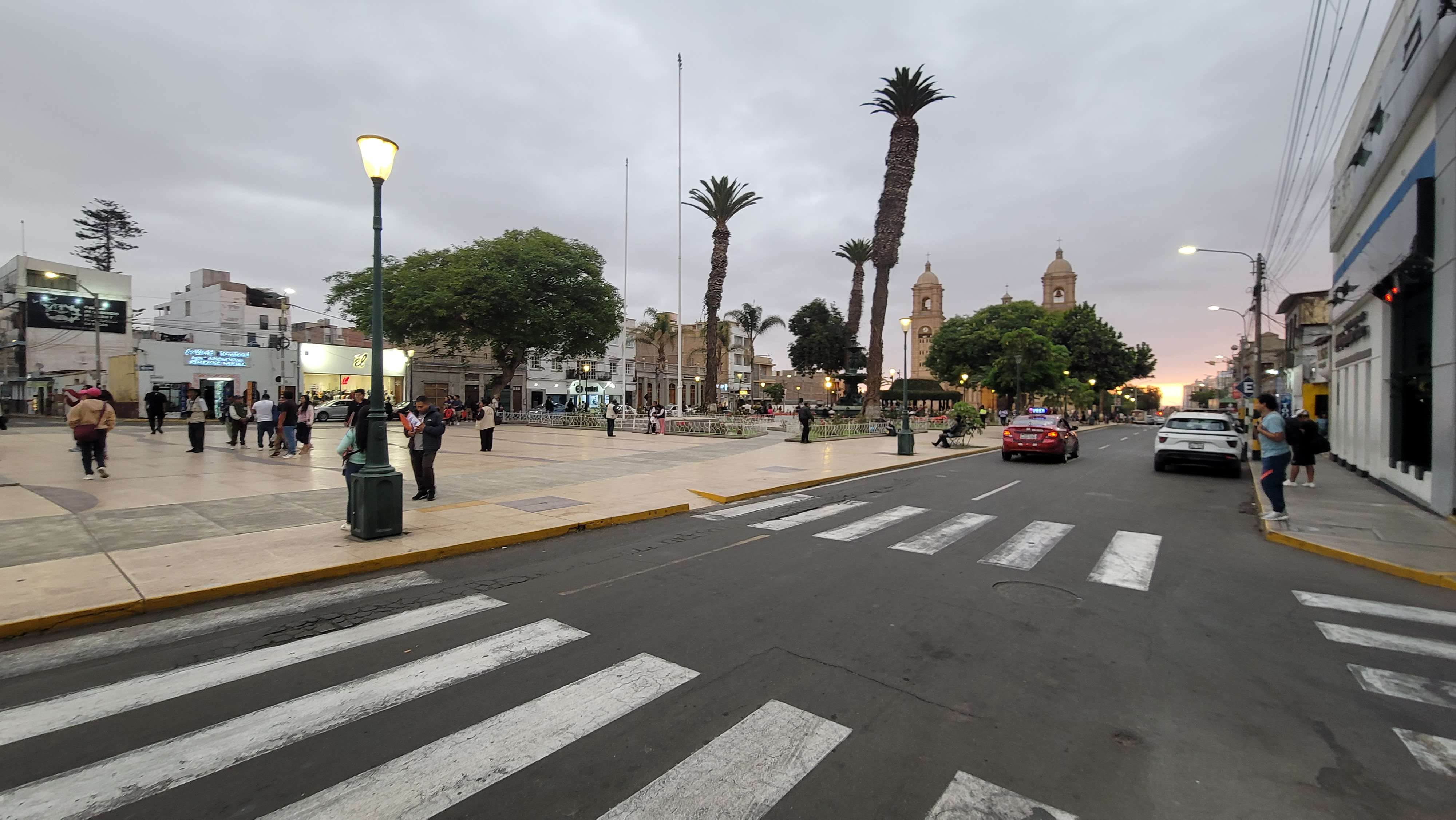 Tacna city main Street boulevard