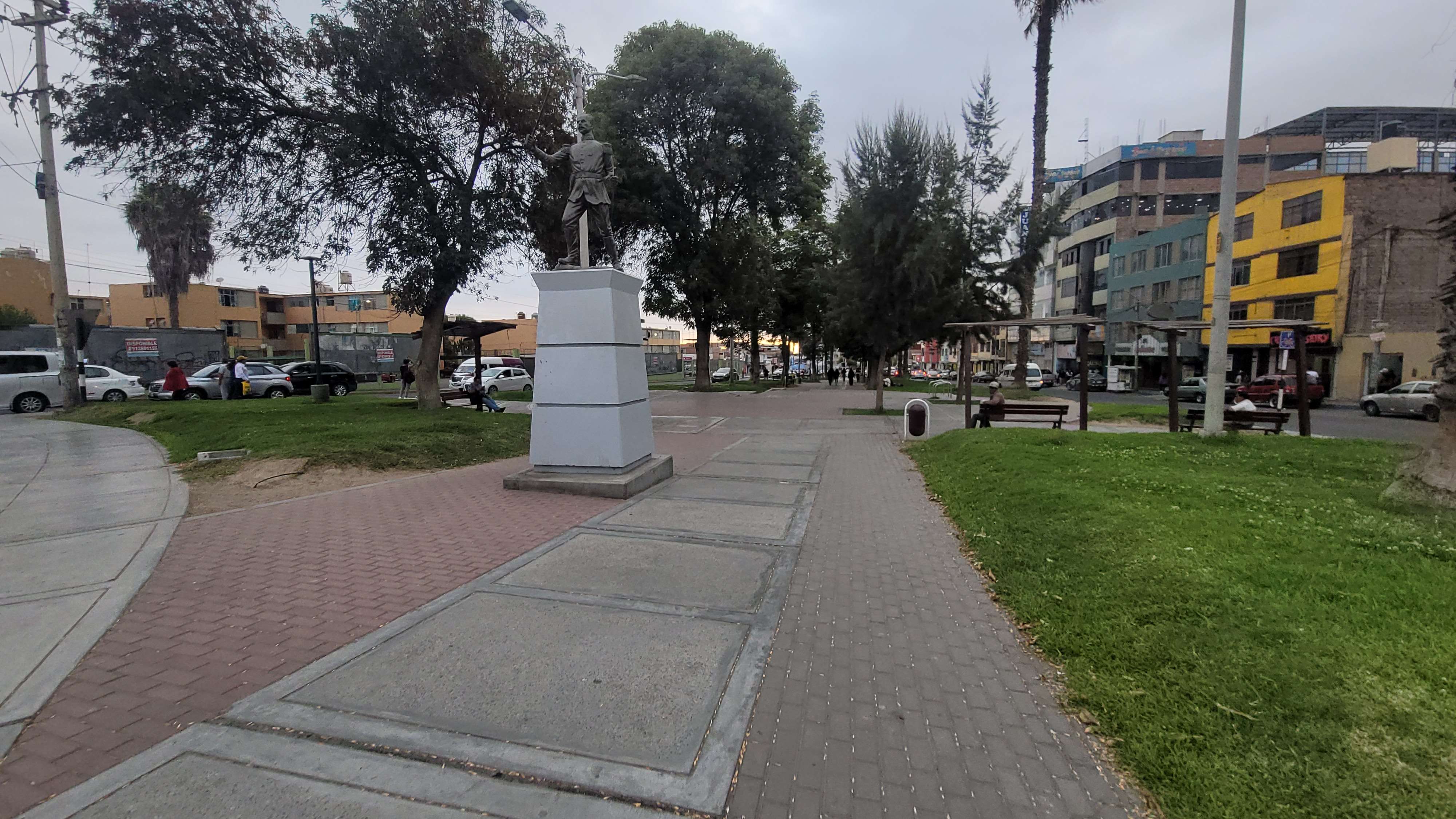 Tacna city main Street boulevard
