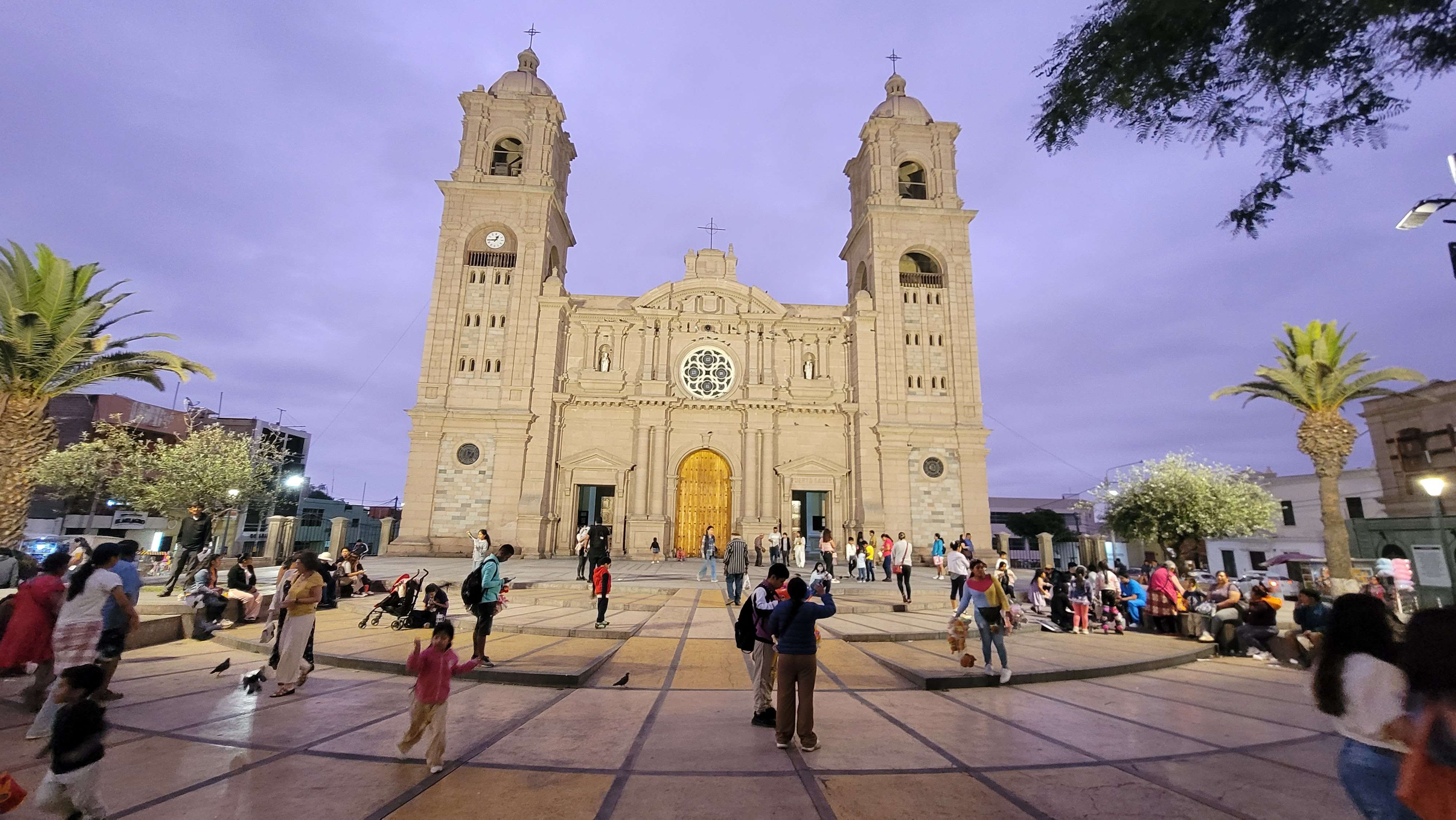 Tacna city main Street boulevard