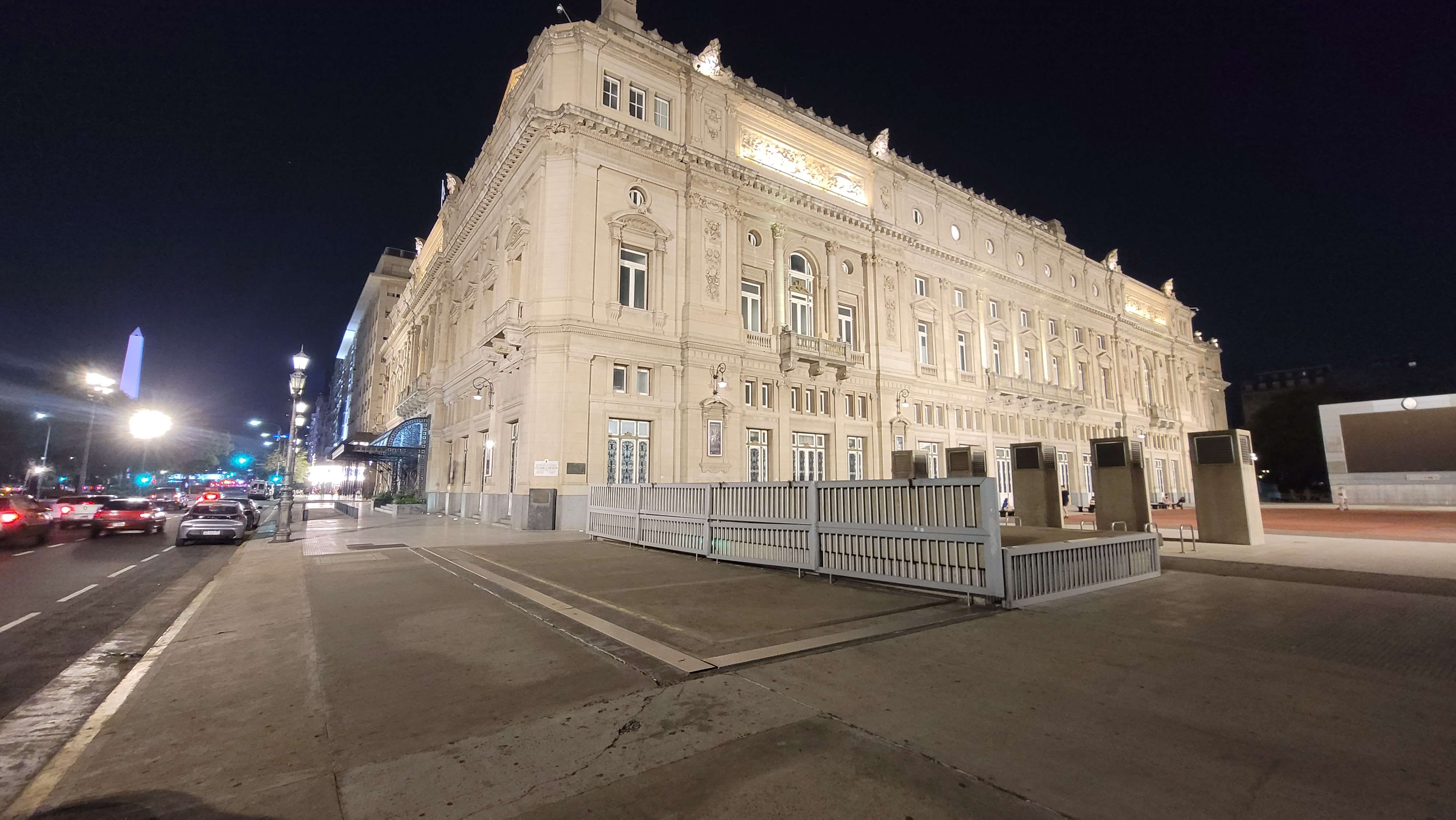 The Teatro Coln in Buenos Aires at the night is one of the worlds most renowned opera houses