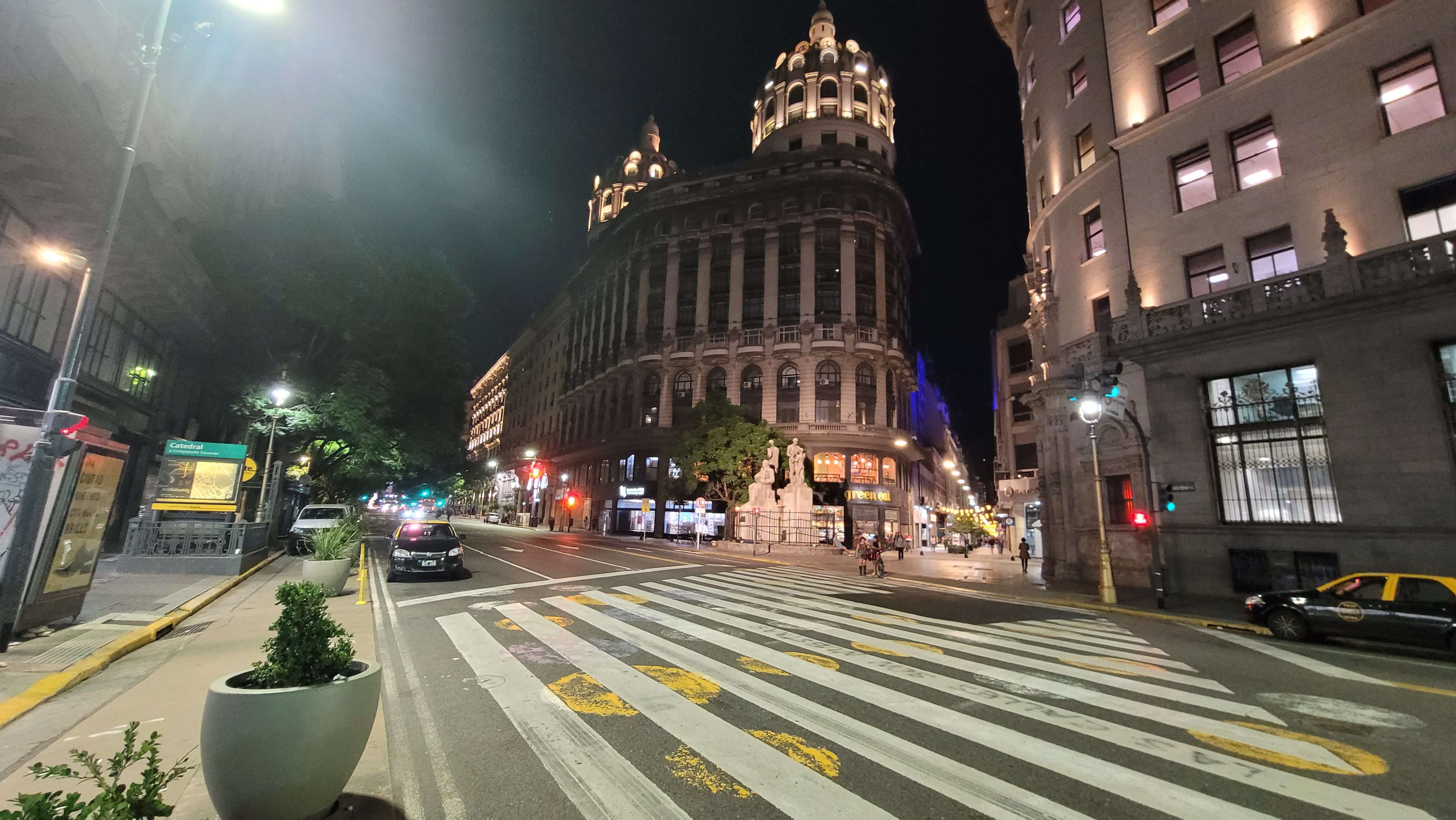Beautiful Architecture Arround Avenue Corrientes Buenos Aires Pictures at the night