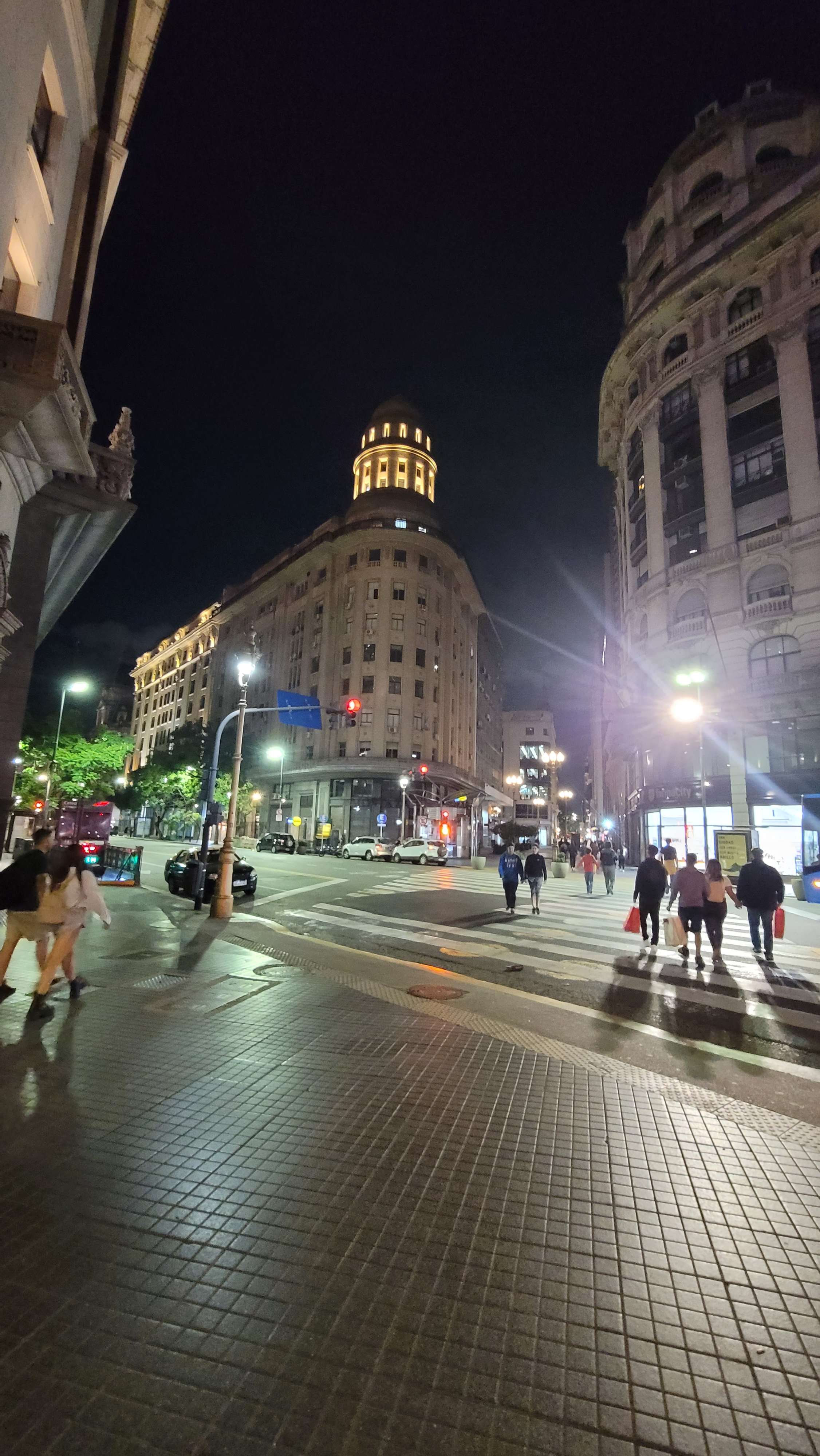 Beautiful Architecture Arround Avenue Corrientes Buenos Aires Pictures at the night