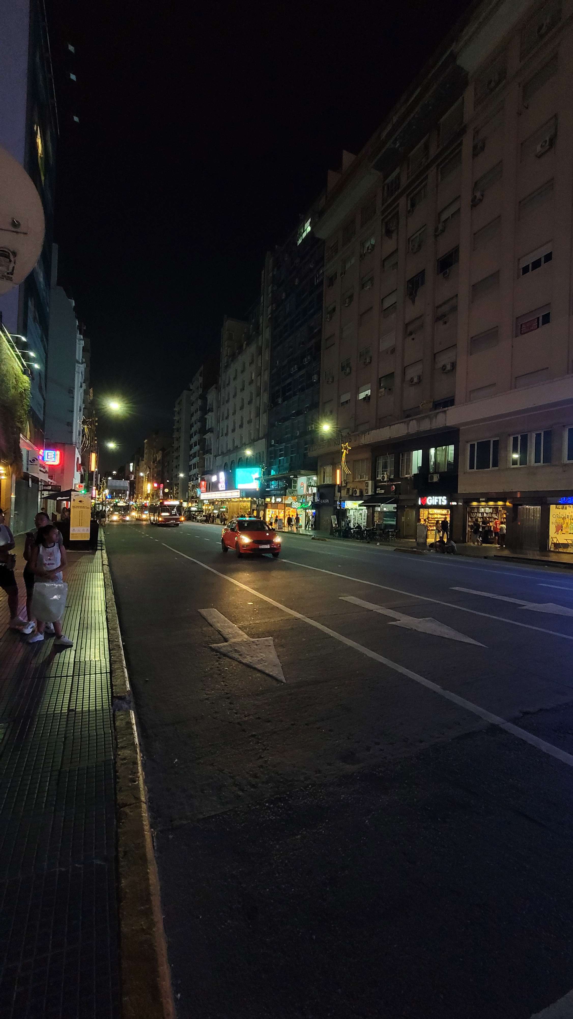 Obelisco the most iconic monument in the city of Buenos Aires and business corridor street