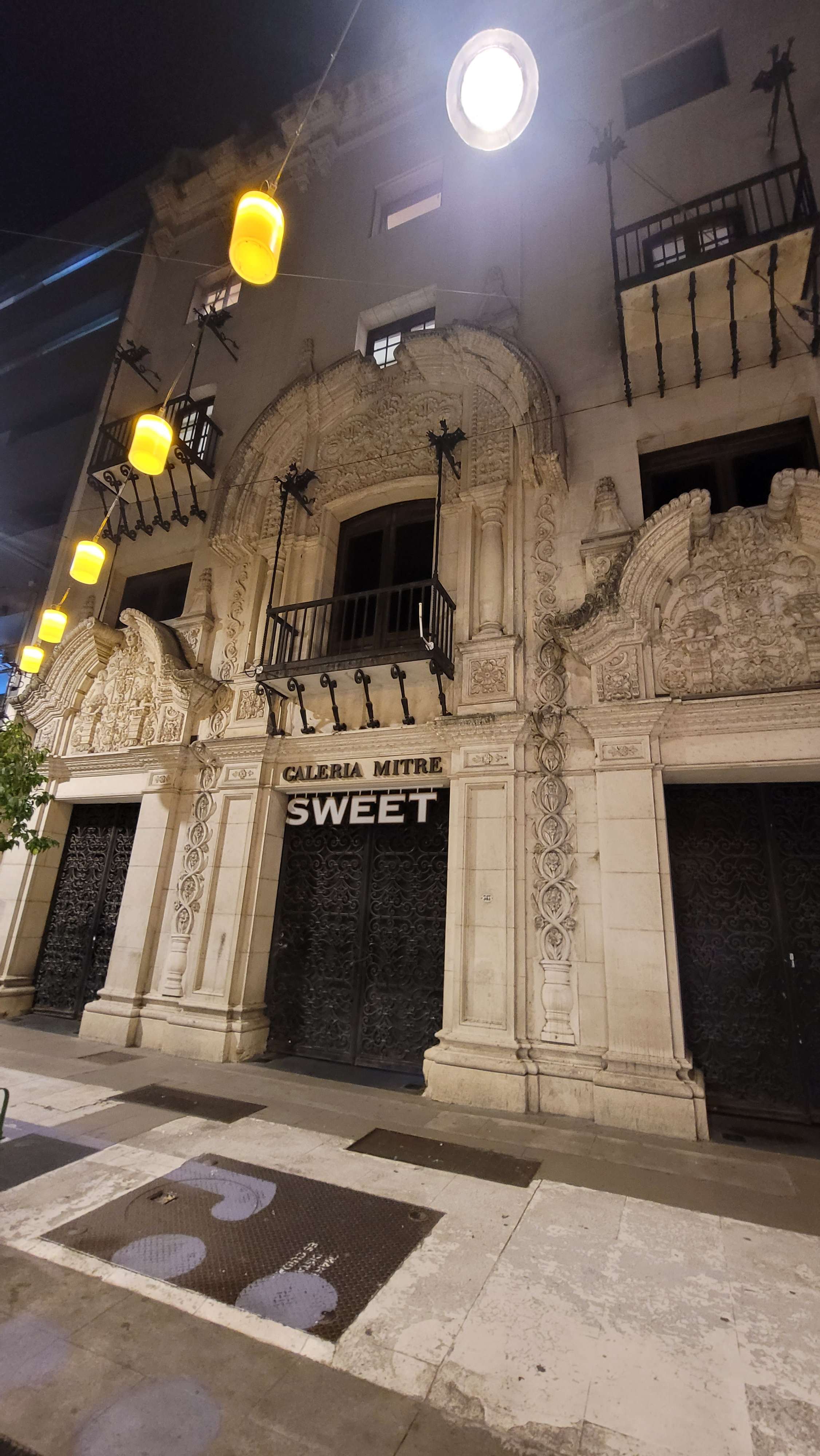 Beautiful Architecture Arround Avenue Corrientes Buenos Aires Pictures at the night