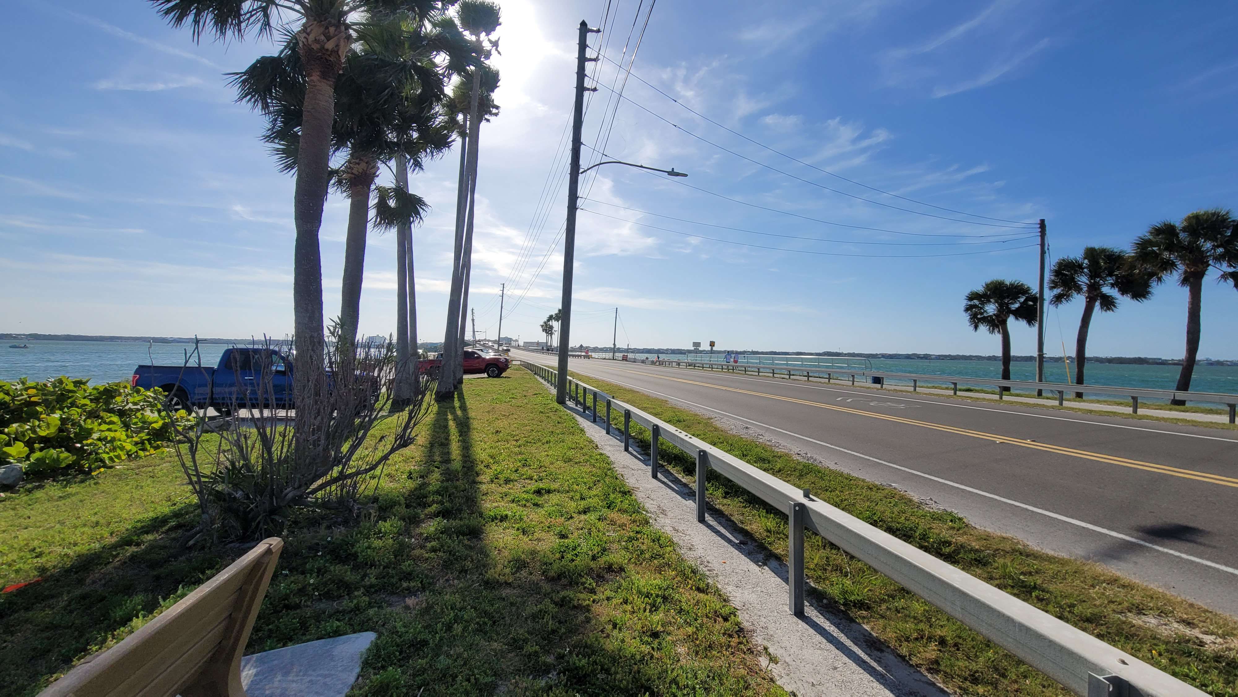 The Dunedin Causeway to Honeymoon Island