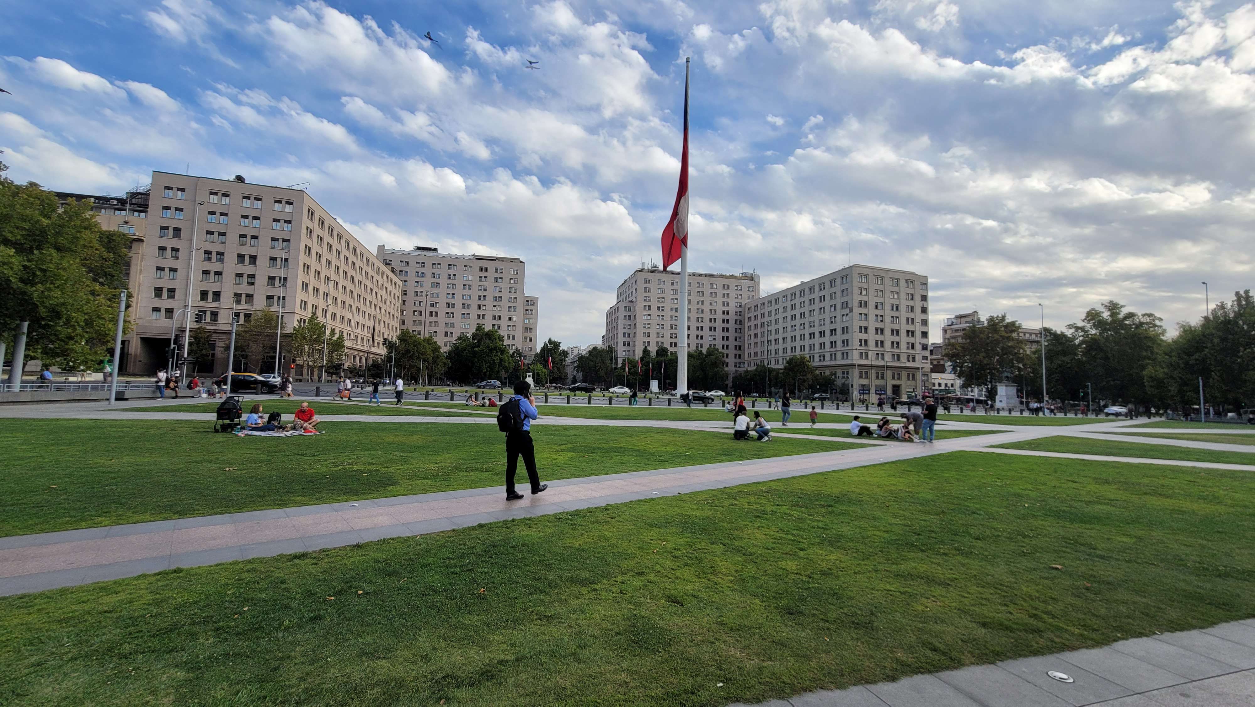 Bandera Bicentenario Santiago Chile
