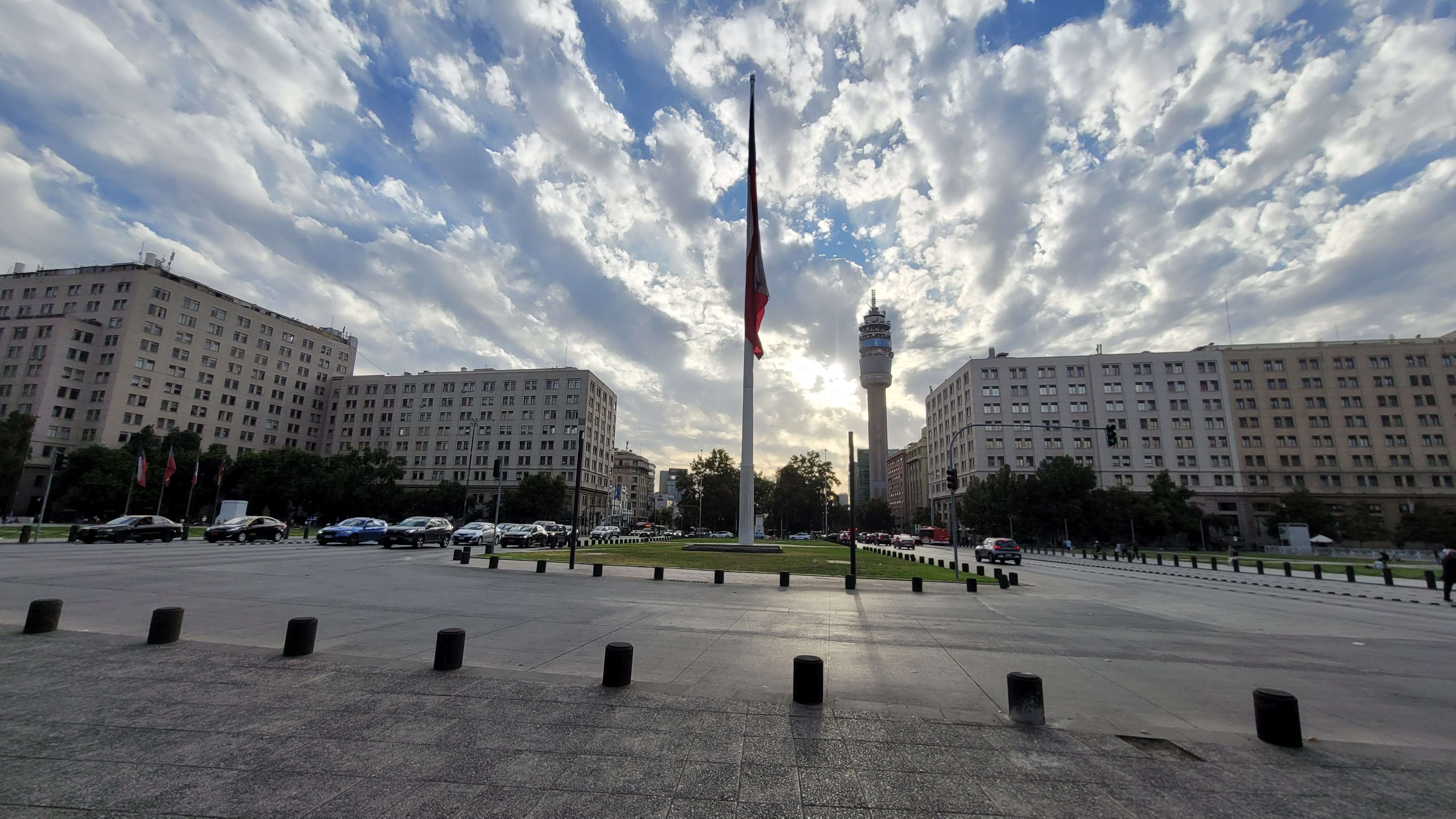 Bandera Bicentenario Santiago Chile