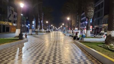 Tacna city main Street boulevard